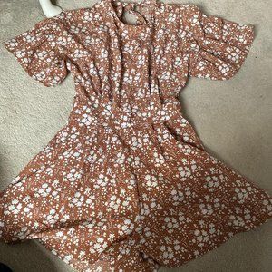 Topshop Womens Tan Suit